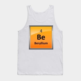 Beryllium Element Tile - Periodic Table Tank Top